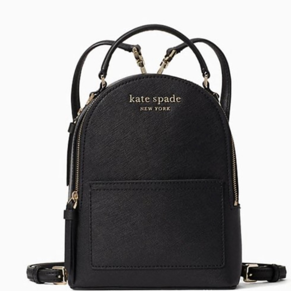 Kate Spade Cameron Mini Convertible Backpack BLACK